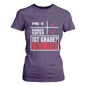 Boys and Girls First Day of First Grade T Shirt For Women Back to School