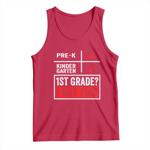 Boys and Girls First Day of First Grade Tank Top Back to School