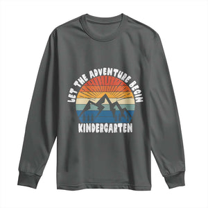Kindergarten First Day of School Long Sleeve Shirt Let the Adventure Begin Cute Back to School Gift