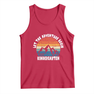 Kindergarten First Day of School Tank Top Let the Adventure Begin Cute Back to School Gift