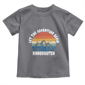 Kindergarten First Day of School Toddler T Shirt Let the Adventure Begin Cute Back to School Gift