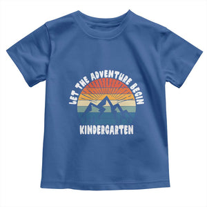 Kindergarten First Day of School Toddler T Shirt Let the Adventure Begin Cute Back to School Gift