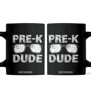 Pre-K Dude Cool First Day of Preschool Coffee Mug Back to School Boys Gift