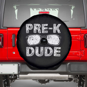 Pre-K Dude Cool First Day of Preschool Spare Tire Cover Back to School Boys Gift