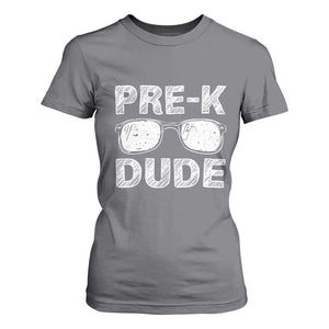 Pre-K Dude Cool First Day of Preschool T Shirt For Women Back to School Boys Gift