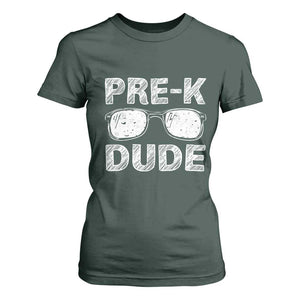 Pre-K Dude Cool First Day of Preschool T Shirt For Women Back to School Boys Gift