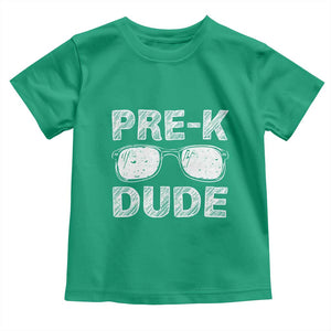 Pre-K Dude Cool First Day of Preschool Toddler T Shirt Back to School Boys Gift