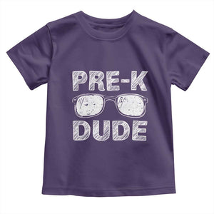 Pre-K Dude Cool First Day of Preschool Toddler T Shirt Back to School Boys Gift