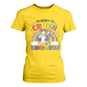 Ready to Crush Kindergarten Cute Girls T Shirt For Women First Day Back to School