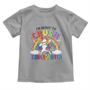 Ready to Crush Kindergarten Cute Girls Toddler T Shirt First Day Back to School