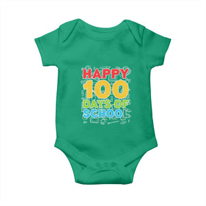 Happy 100 Days of School Baby Onesie Cute Celebration Gift for Teachers and Kids