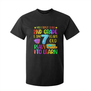 My First Day of 2nd Grade T Shirt For Kid Ready to Learn Back to School