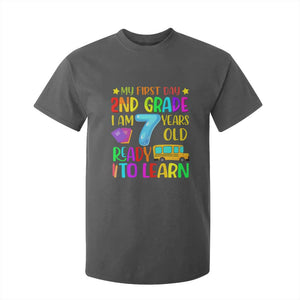 My First Day of 2nd Grade T Shirt For Kid Ready to Learn Back to School