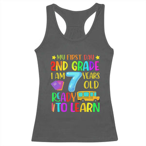 My First Day of 2nd Grade Racerback Tank Top Ready to Learn Back to School