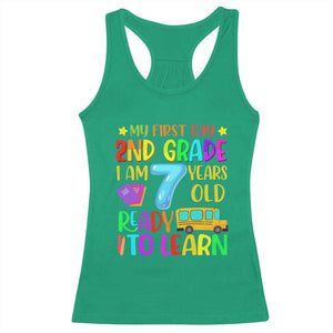 My First Day of 2nd Grade Racerback Tank Top Ready to Learn Back to School