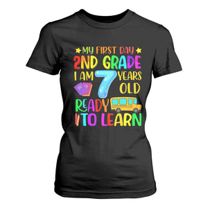 My First Day of 2nd Grade T Shirt For Women Ready to Learn Back to School