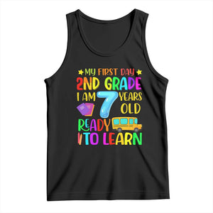 My First Day of 2nd Grade Tank Top Ready to Learn Back to School