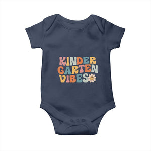 Retro Kindergarten Vibes Baby Onesie Cute Kinder Crew First Day of School