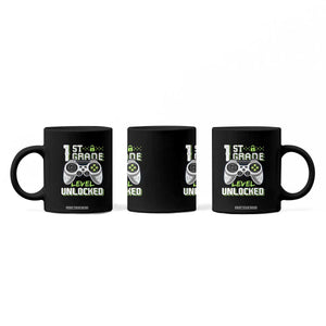 Leveling Up To School Funny Gamer Boys Coffee Mug First Day Back to School Gift