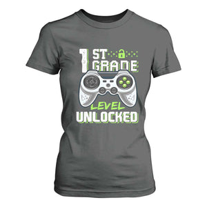 Leveling Up To School Funny Gamer Boys T Shirt For Women First Day Back to School Gift