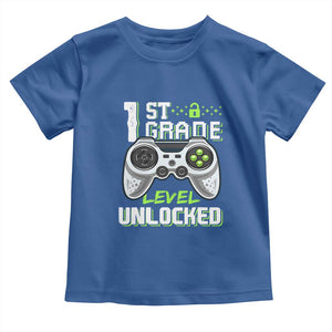 Leveling Up To School Funny Gamer Boys Toddler T Shirt First Day Back to School Gift