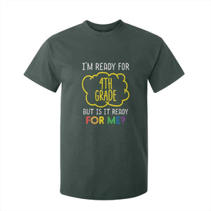 I am Ready for 4th Grade T Shirt For Kid Funny Fourth Grade Back to School Kids Gift