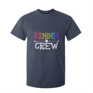 Kinder Crew Funny Kindergarten T Shirt For Kid Teacher and Student Back to School