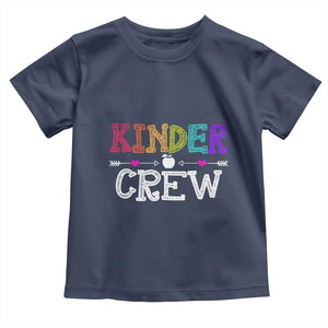 Kinder Crew Funny Kindergarten Toddler T Shirt Teacher and Student Back to School