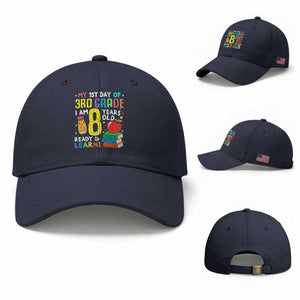 Hello 3rd Grade Baseball Cap Boys and Girls First Day Back to School Gift