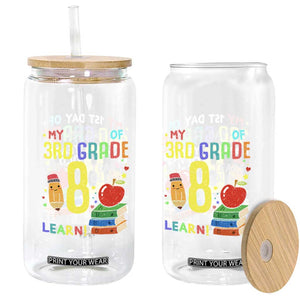 Hello 3rd Grade Glass Can Boys and Girls First Day Back to School Gift