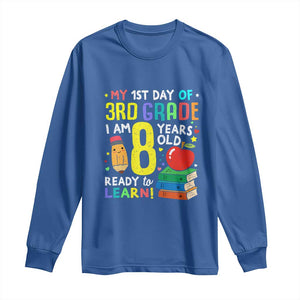 Hello 3rd Grade Long Sleeve Shirt Boys and Girls First Day Back to School Gift