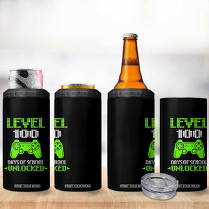 100 Days of School Smarter 4 in 1 Can Cooler Tumbler Cool 100th Day Celebration Gift