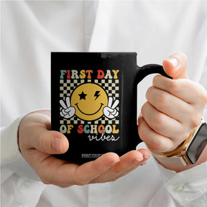 First Day of School Vibes Coffee Mug Aesthetic Back to School Teacher Student