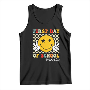 First Day of School Vibes Tank Top Aesthetic Back to School Teacher Student