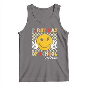 First Day of School Vibes Tank Top Aesthetic Back to School Teacher Student