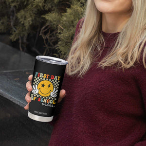 First Day of School Vibes Tumbler Cup Aesthetic Back to School Teacher Student