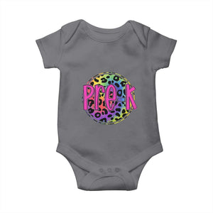 Pre-Kindergarten Neon Leopard Effect Printing Baby Onesie Wild About PreK Teacher Student Gift