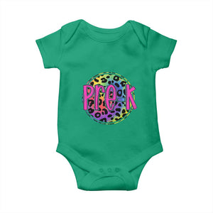 Pre-Kindergarten Neon Leopard Effect Printing Baby Onesie Wild About PreK Teacher Student Gift
