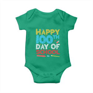 100 Days of School Celebration Baby Onesie Happy 100th Day Student Teacher Gift