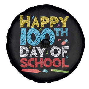 100 Days of School Celebration Spare Tire Cover Happy 100th Day Student Teacher Gift