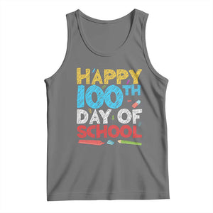 100 Days of School Celebration Tank Top Happy 100th Day Student Teacher Gift