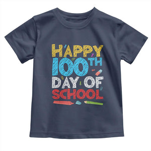 100 Days of School Celebration Toddler T Shirt Happy 100th Day Student Teacher Gift