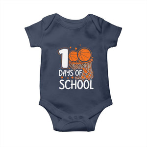 100 Days of Rocking School Basketball Baby Onesie Cool Kids Sports Gift