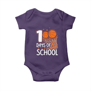 100 Days of Rocking School Basketball Baby Onesie Cool Kids Sports Gift