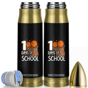 100 Days of Rocking School Basketball Bullet Tumbler Cool Kids Sports Gift