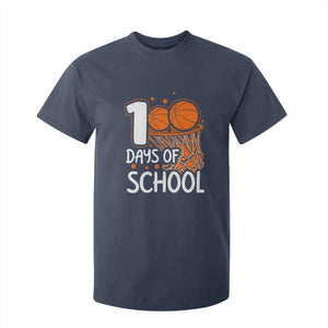 100 Days of Rocking School Basketball T Shirt For Kid Cool Kids Sports Gift