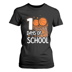 100 Days of Rocking School Basketball T Shirt For Women Cool Kids Sports Gift