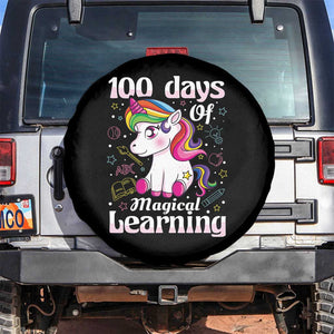 Magical Unicorn 100th Day of School Spare Tire Cover Cute Girls Celebration Gift