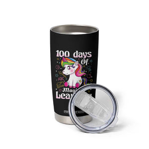 Magical Unicorn 100th Day of School Tumbler Cup Cute Girls Celebration Gift