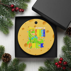 I am Ready To Crush Pre-K Dinosaur Ceramic Ornament Cool First Day of School Boy
